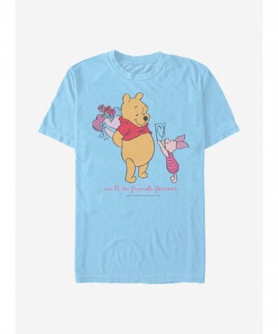 Disney Friends Forever Winnie The Pooh T-Shirt - Men's Blue