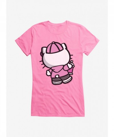 Hello Kitty Soft Pink Cotton Girls T-Shirt