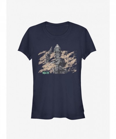 Star Wars Mandalorian IG-11 Droid Junior T-Shirt - Soft Blue