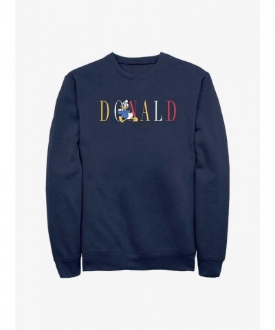 Disney Donald Duck Stylish Men's Blue Sweatshirt