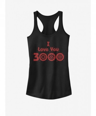 Marvel Love Circuits Avengers Endgame Girls Tank Top - Black