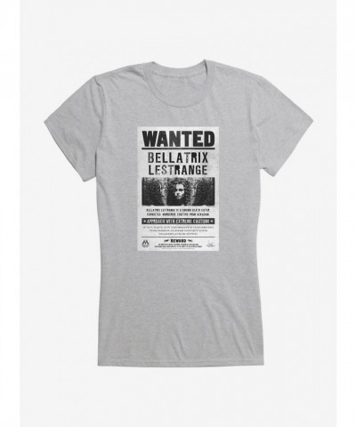 Harry Potter Bellatrix Lestrange Wanted Poster for Girls T-Shirt