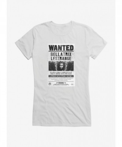 Harry Potter Bellatrix Lestrange Wanted Poster for Girls T-Shirt