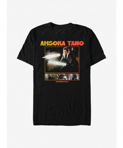 Star Wars Mandalorian Ahsoka T-Shirt for Men - Black