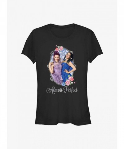 Disney Descendants Girls Almost Perfect Lightweight T-Shirt - Black