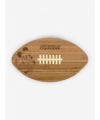 Disney Mickey Mouse LA Chargers Bamboo Cutting Board