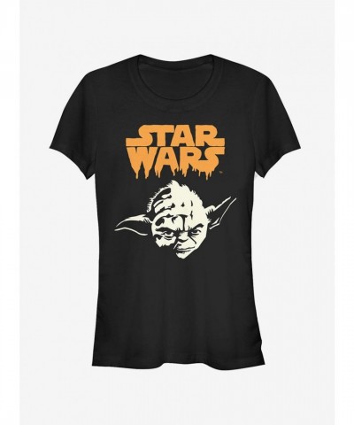 Yoda Ghoul Girls T-Shirt - Lightweight Cotton Junior Size Tee