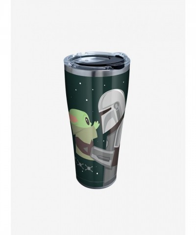 Star Wars Mandalorian Stainless Steel Tumbler 30oz Eco-Friendly