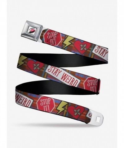 Disney Cruella Rebel Heart Patches Collage Adjustable Seatbelt