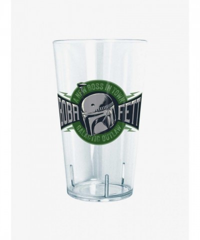 Star Wars Boba Fett Clear Tritan Water Bottle