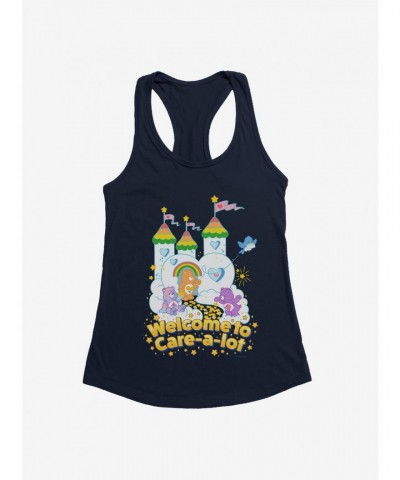 Care Bears Blue Girls Lightweight Tank Top