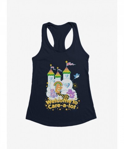 Care Bears Blue Girls Lightweight Tank Top