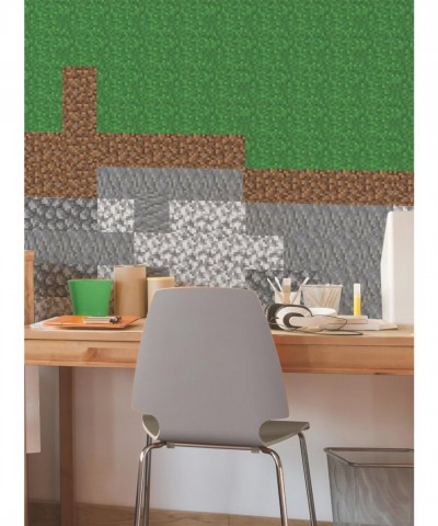 Minecraft Block Peel and Stick Wall Decals by RoomMates - 16 Pieces