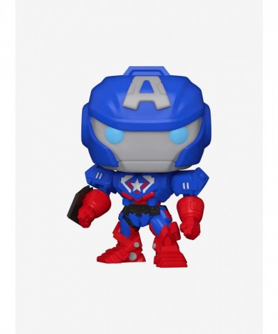 Funko Pop Marvel Mech Strike Captain America Vinyl Figurine