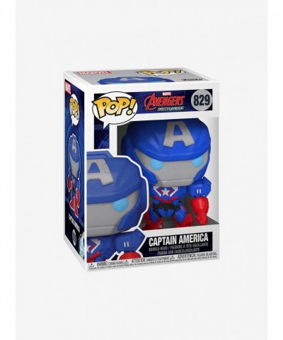 Funko Pop Marvel Mech Strike Captain America Vinyl Figurine