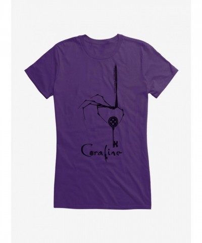 Coraline Inspired Fitted Tee for Girls