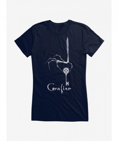 Coraline Inspired Fitted Tee for Girls
