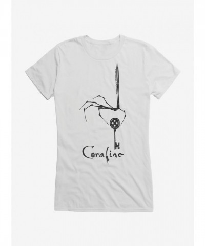 Coraline Inspired Fitted Tee for Girls