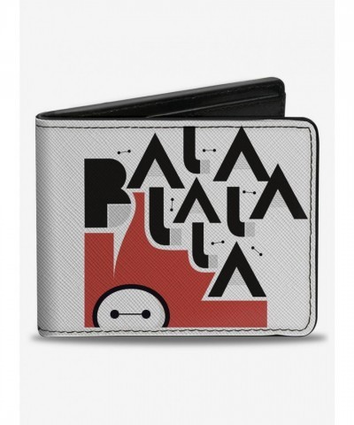 Disney Men's Premium Vegan Leather Big Hero 6 Baymax Bifold Wallet