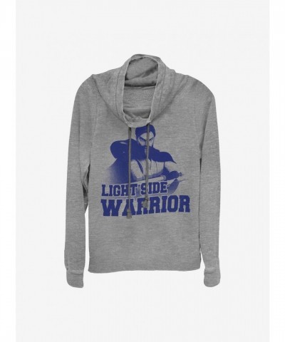Star Wars Clone Wars Grey Cowl Neck Sweatshirt for Girls