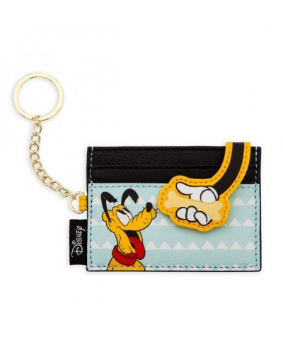 Pluto Keychain Card Wallet - Featuring 4 Card Slots & Secure Snap Closure