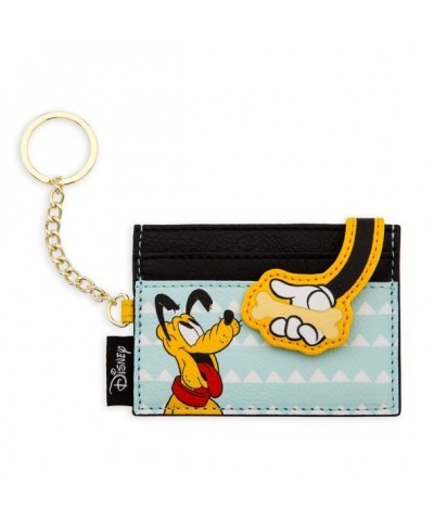 Pluto Keychain Card Wallet - Featuring 4 Card Slots & Secure Snap Closure
