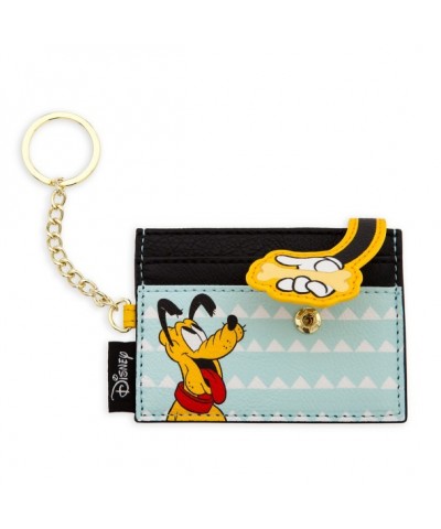 Pluto Keychain Card Wallet - Featuring 4 Card Slots & Secure Snap Closure