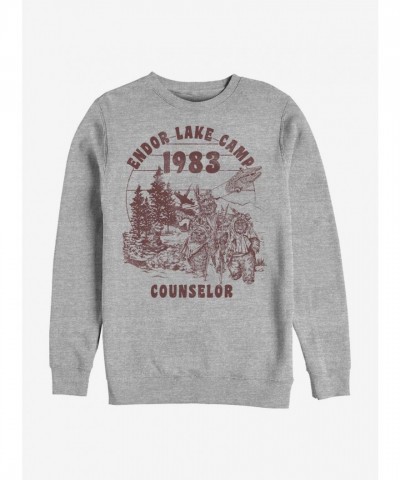 Star Wars Endor Camper Crew Neck Sweatshirt - Unisex Grey