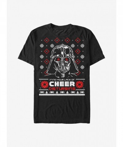 Star Wars Holiday T-Shirt - Elegant Men's Black Tee
