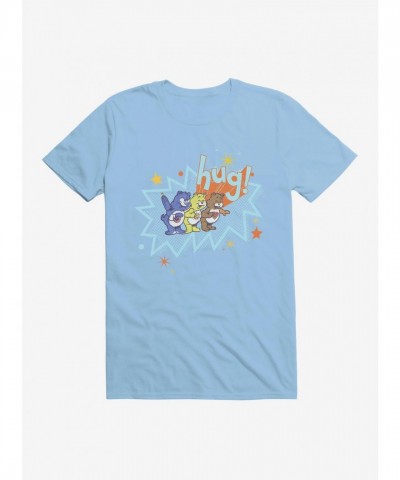 Care Bear Retro Hug T-Shirt - Lightweight Cotton for Men