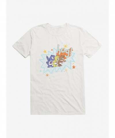 Care Bear Retro Hug T-Shirt - Lightweight Cotton for Men