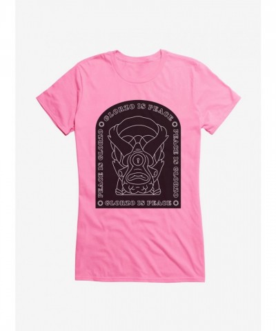 Rick And Morty Glorzo Peace Junior Girls T-Shirt