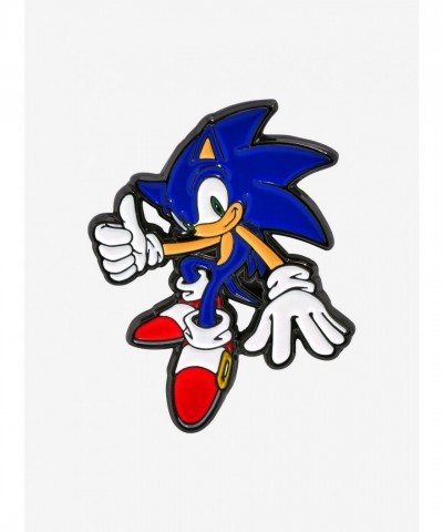 Sonic Hedgehog Thumbs Up Metal Pin