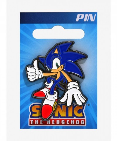 Sonic Hedgehog Thumbs Up Metal Pin