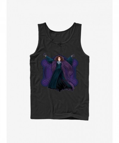 Marvel Agatha Harkness WandaVision Cotton Tank Top - Men's Black