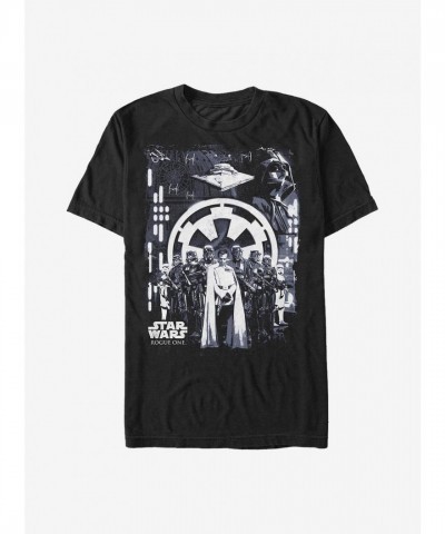 Star Wars Looming Empire T-Shirt - Men's Black Comfortable Cotton