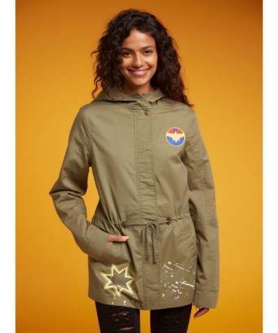 Her Universe Ms. Marvel Kamala Khan Patch Girls Anorak Jacket