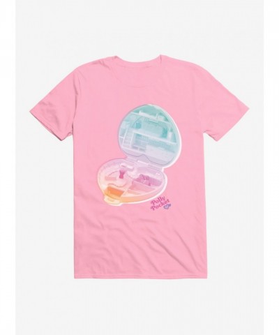 Polly Pocket Playset T-Shirt for Men - Lightweight Cotton Gradient Design