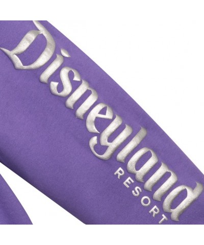 Mickey Mouse & Friends Disney100 Purple Pullover Hoodie for Adults – Disneyland Resort