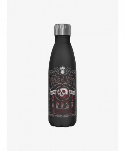 Disney Water Bottle - Snow White & Seven Dwarfs Design - 17 oz Black Stainless Steel