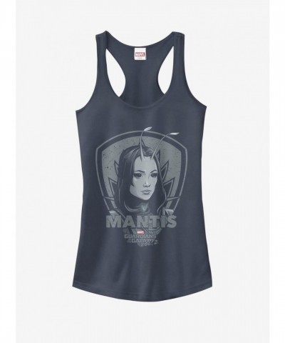 Marvel Guardians of the Galaxy Vol. 2 Mantis Shield Indigo Blue Tank Top for Girls