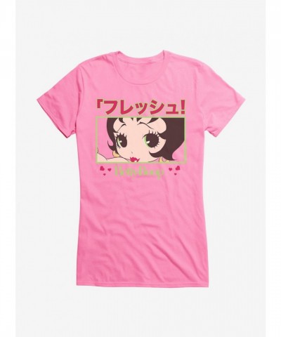 Betty Boop Anime Selfie Tee for Girls