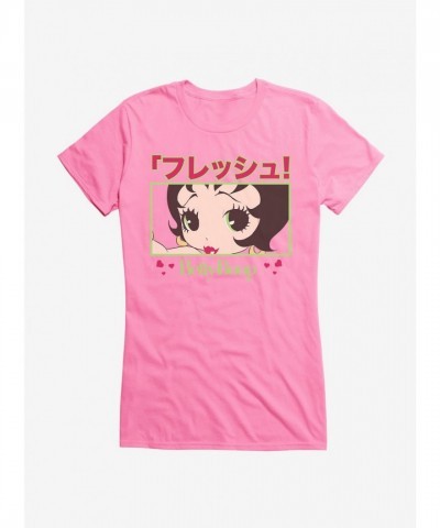 Betty Boop Anime Selfie Tee for Girls