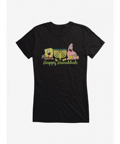 SpongeBob SquarePants Girls Hanukkah Celebration T-Shirt