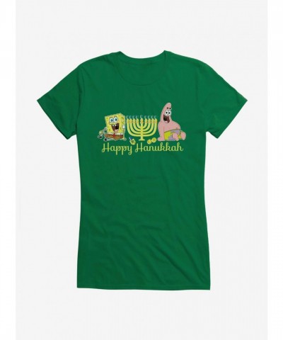 SpongeBob SquarePants Girls Hanukkah Celebration T-Shirt