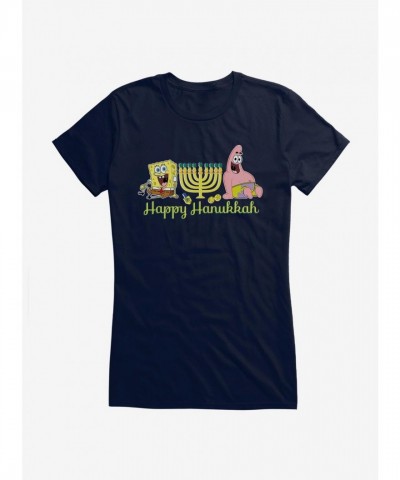 SpongeBob SquarePants Girls Hanukkah Celebration T-Shirt