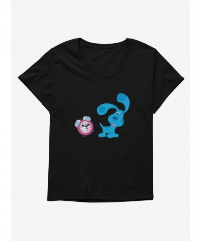 Blue's Clues Tickety Tock Girls Plus Size Comfortable Cotton T-Shirt