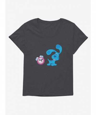 Blue's Clues Tickety Tock Girls Plus Size Comfortable Cotton T-Shirt