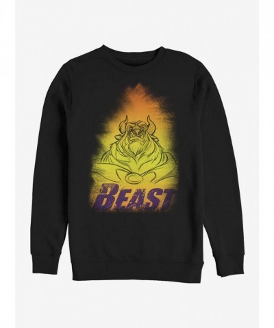 Disney Men's Black Beast Sweatshirt