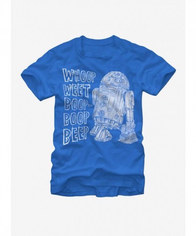 Star Wars R2-D2 Wisdom Quote T-Shirt - Unisex Grey